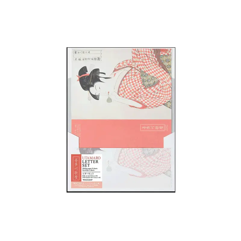 Taccia Ukiyo-e Letter Set - Utamaro Benizakura