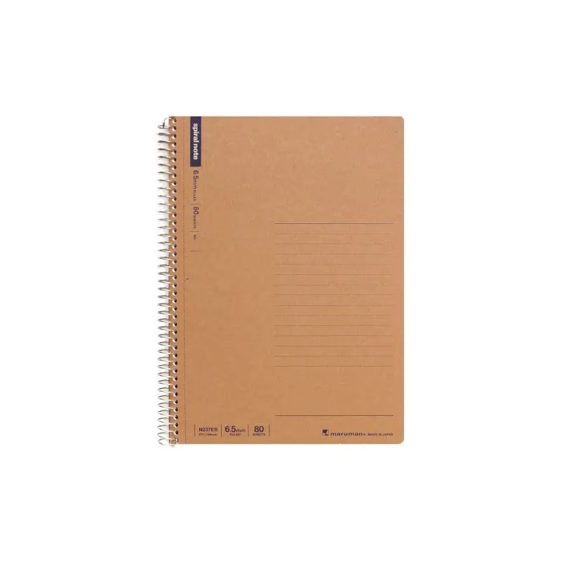 Maruman Notebooks A5 Spiral Note - 80 Sheets Lined