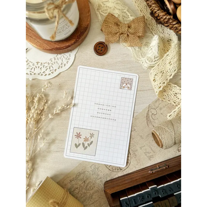 Leelajournals Cat Postcard