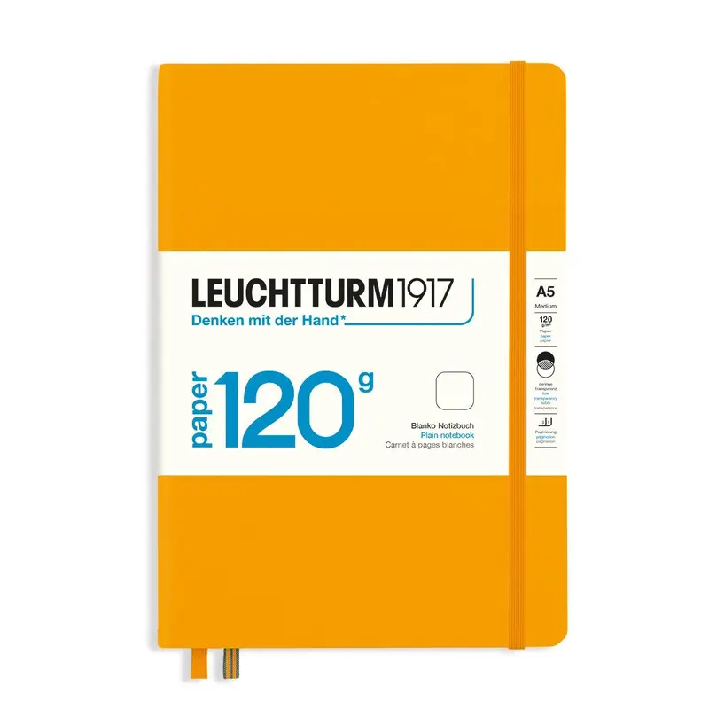 Leuchtturm A5 Medium Plain Notebook - Rising Sun