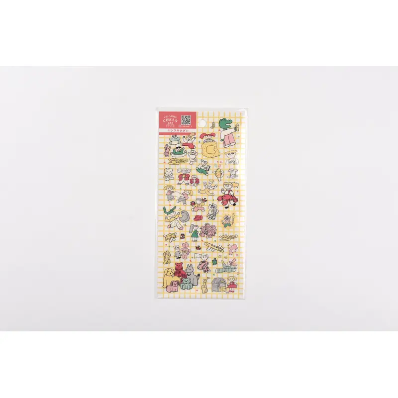 Frontier Transparent Sticker Sheet - CREATORS CIRCUS - Nishiwaki Tadashi