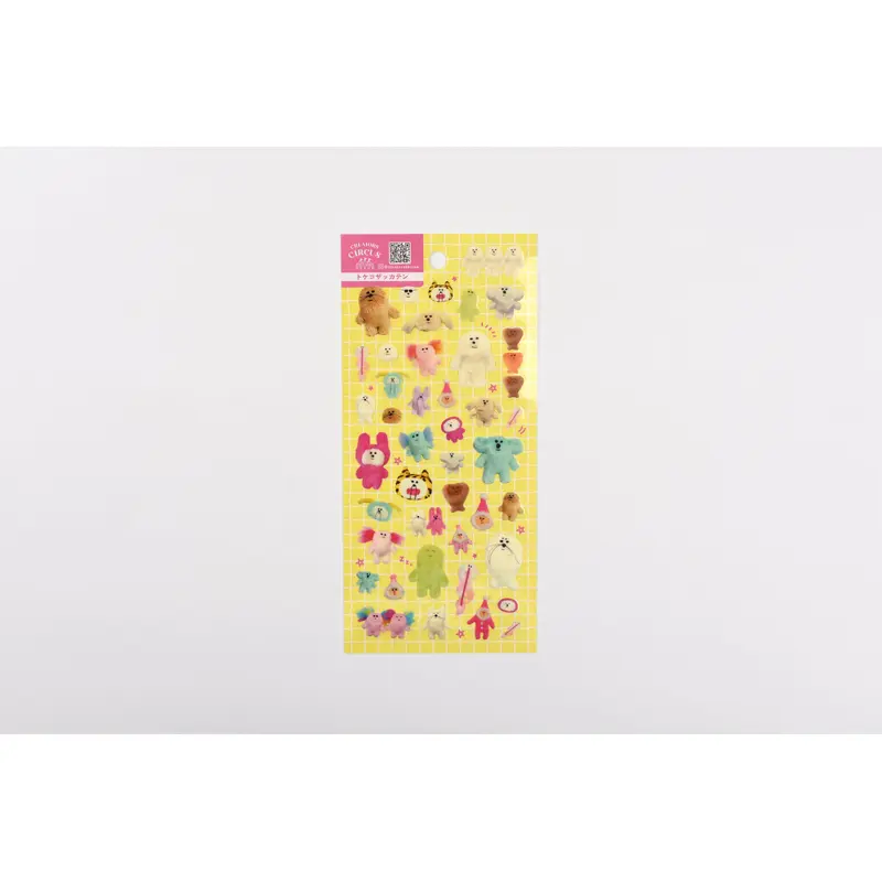 Frontier Transparent Sticker Sheet - CREATORS CIRCUS - tokekozakkaten