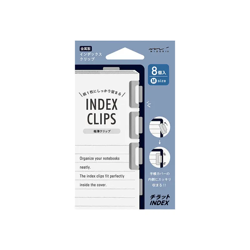 Midori Chiratto Index Clips - New 2026 - M