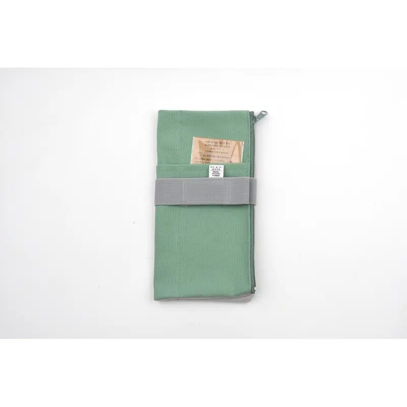 Yamamoto Paper Ro-Biki Note Canvas Cover - Mint Green