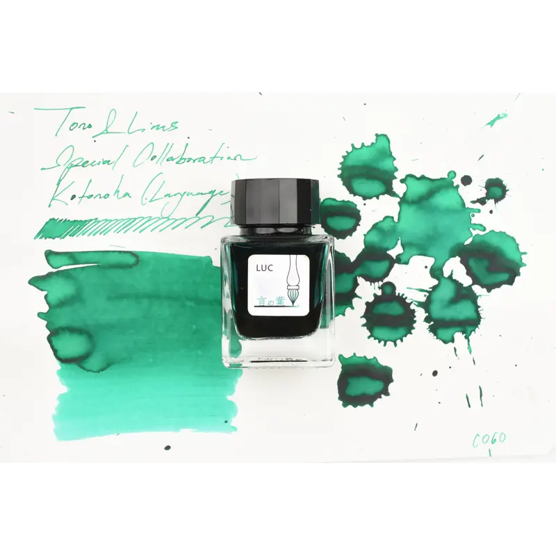 Tono & Lims Glass Pen Ink Bottle - Special Collaboration -  Kotonoha (Language) - 30ml