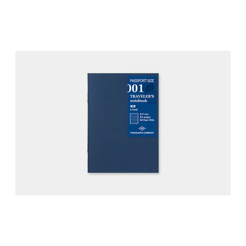 TRAVELER's Passport Size Refill - Lined - 001
