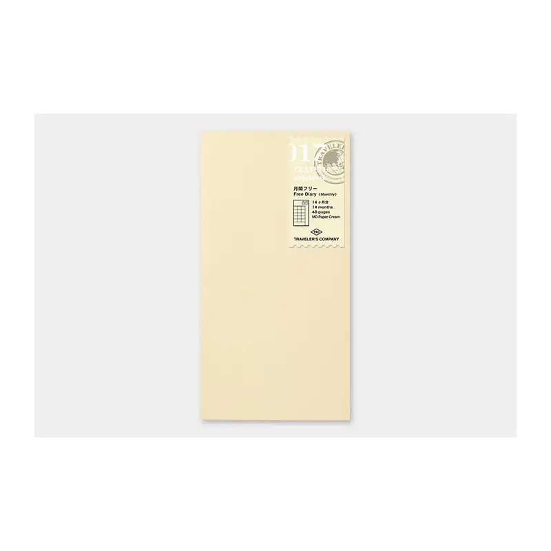 TRAVELER's Regular Size Refill - Monthly - 017