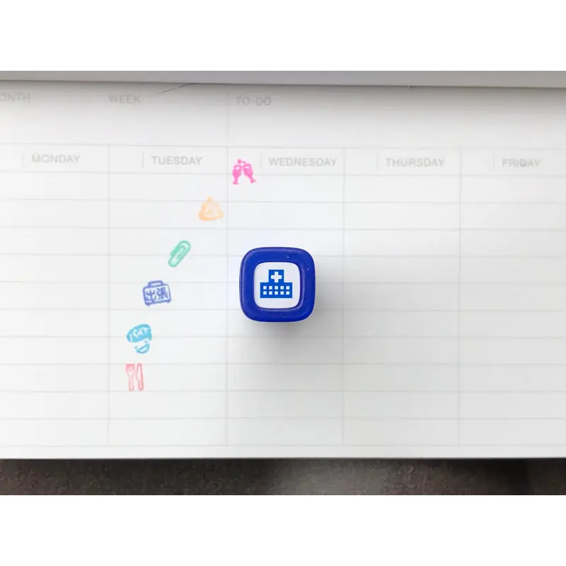 FriXion Erasable Stamp - Blue - Hospital