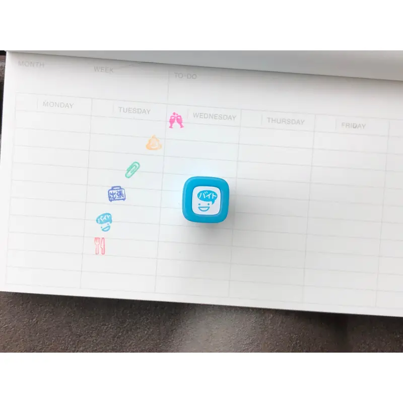 FriXion Erasable Stamp - Light Blue - Part Time Job