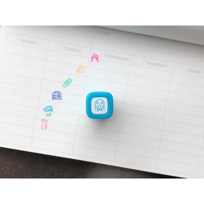 FriXion Erasable Stamp - Light Blue - The Scream