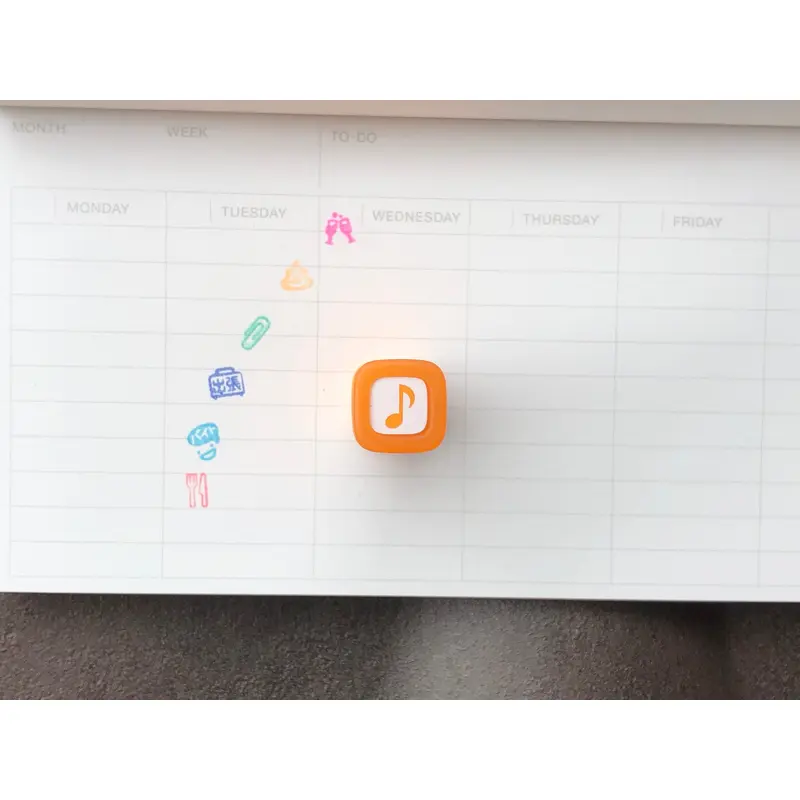 FriXion Erasable Stamp - Orange - Music