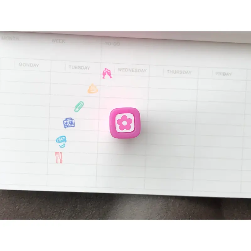 FriXion Erasable Stamp - Pink - Flower