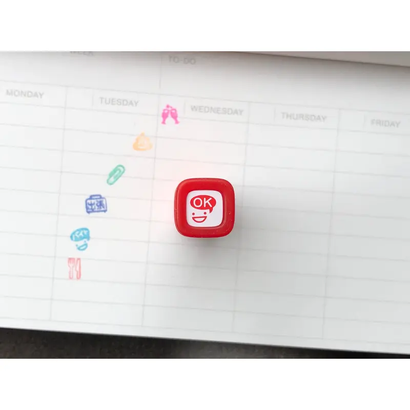 FriXion Erasable Stamp - Red - OK