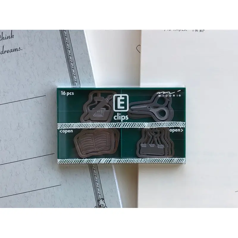 Midori Etching Clip E Clips - Stationery