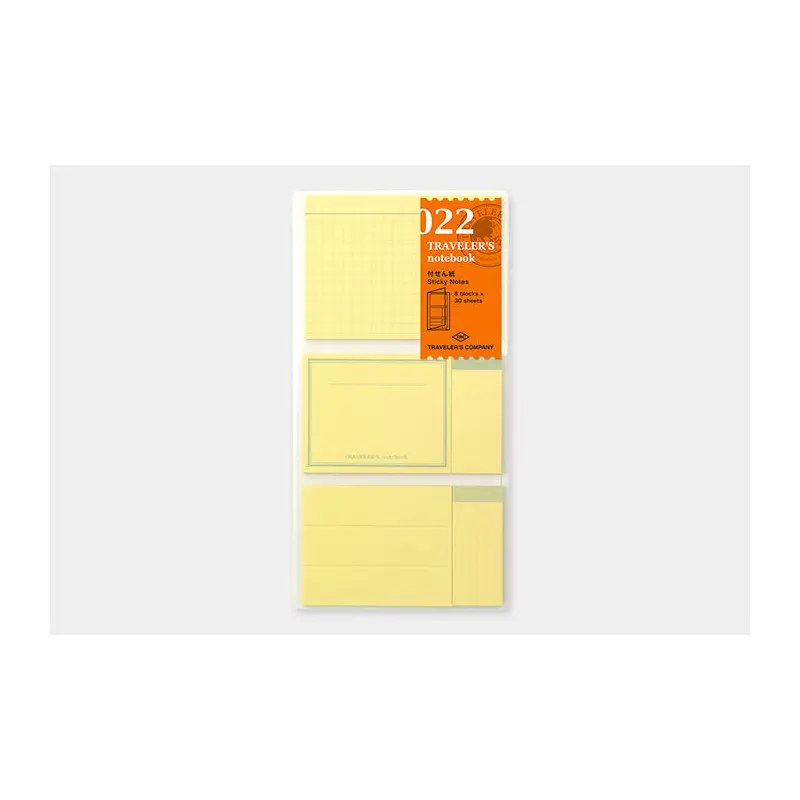 TRAVELER's Regular Size Refill - Sticky Notes - 022