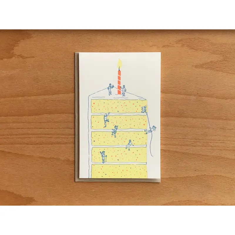 Cake Climbers Greeting Card