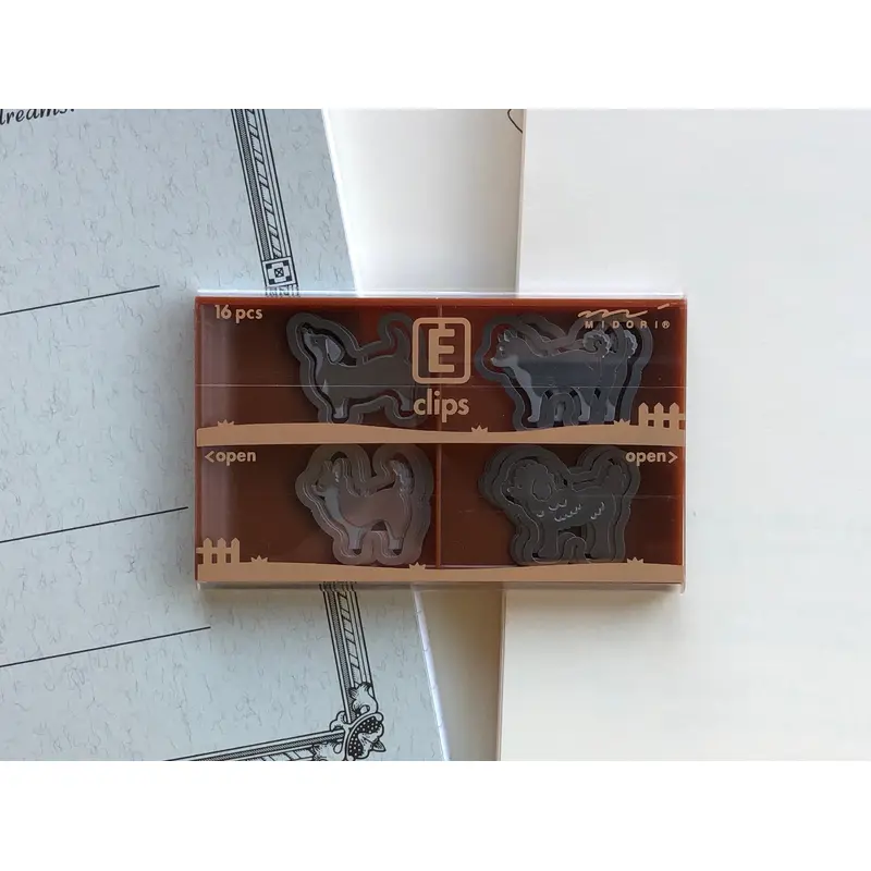Midori Etching Clip E Clips - Dog