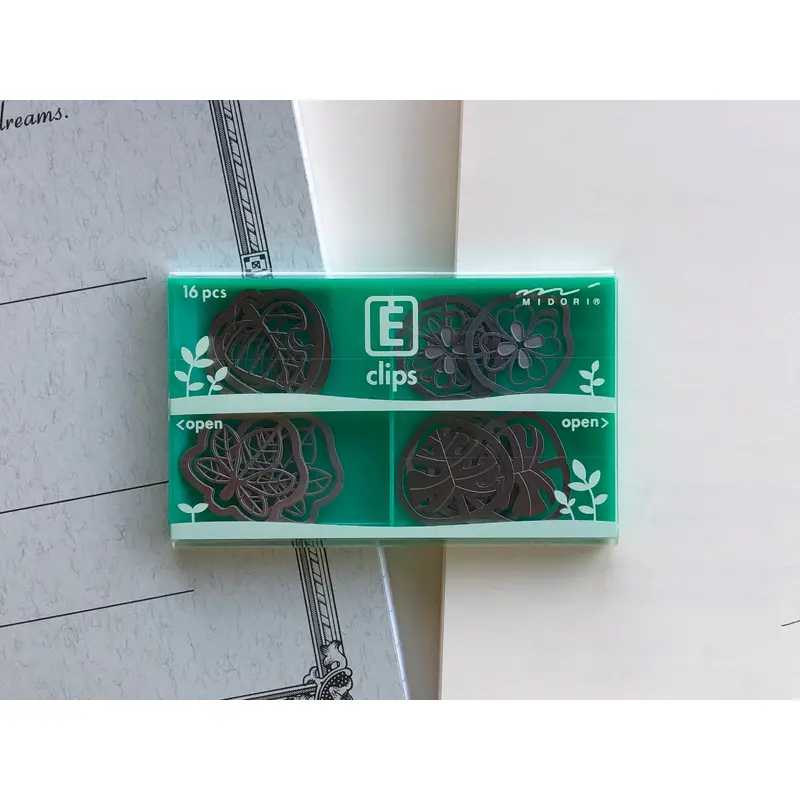 Midori Etching Clip E Clips - Leaf