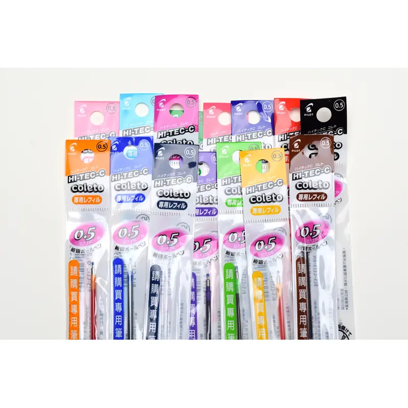 Pilot Coleto Multi Pen Refill - 0.5mm - Regular 15 Colors