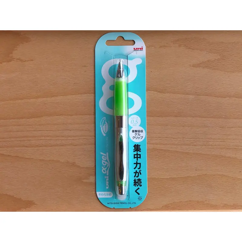 Alpha Gel Shaker Mechanical Pencil - Green Grip - 0.5mm