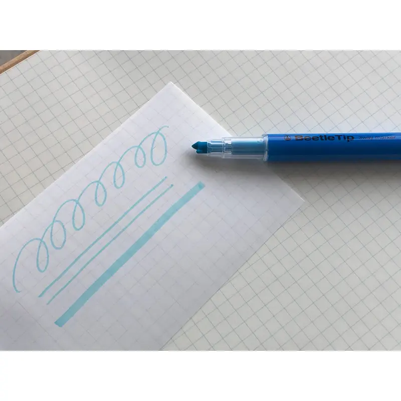 Kokuyo Beetle Tip 3way Highlighter Pen - Blue