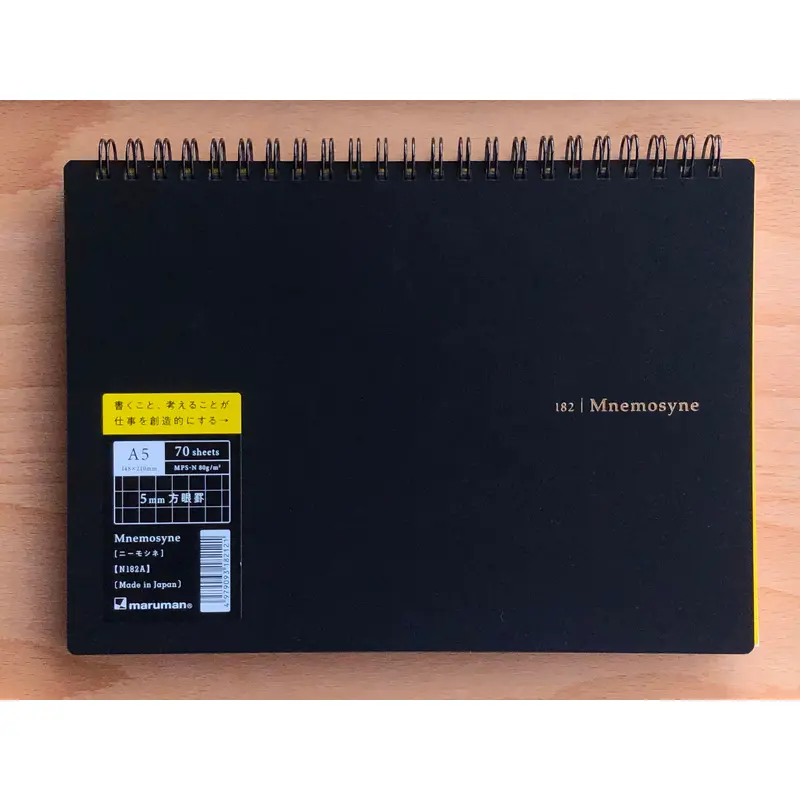 Mnemosyne Notebook - A5 - Grid