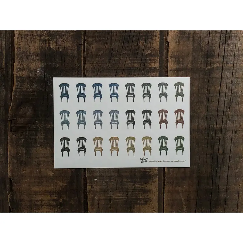 Classiky - Mihoko Seki Small Stickers - Chairs