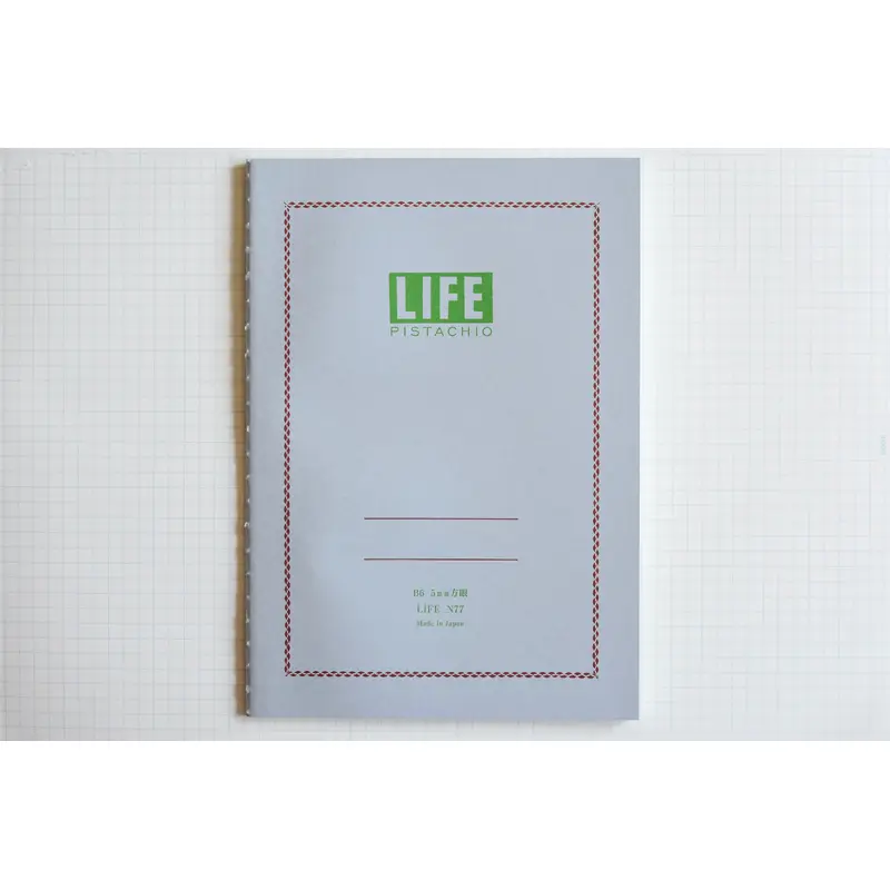 Pistachio Notebook - B6 - Grid