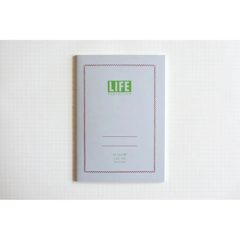 Pistachio Notebook - A6 - Grid