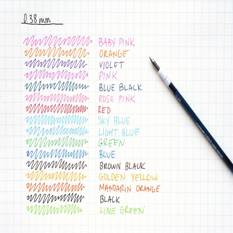 Uni Style Fit Gel Multi Pen Refill - 0.38mm