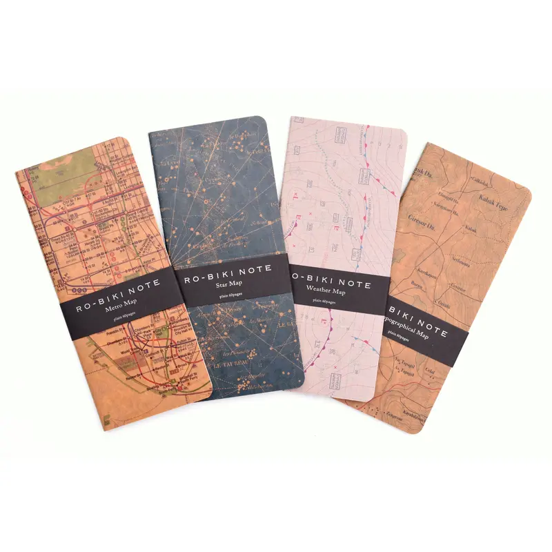 Yamamoto Paper Ro-Biki Note - Map Series