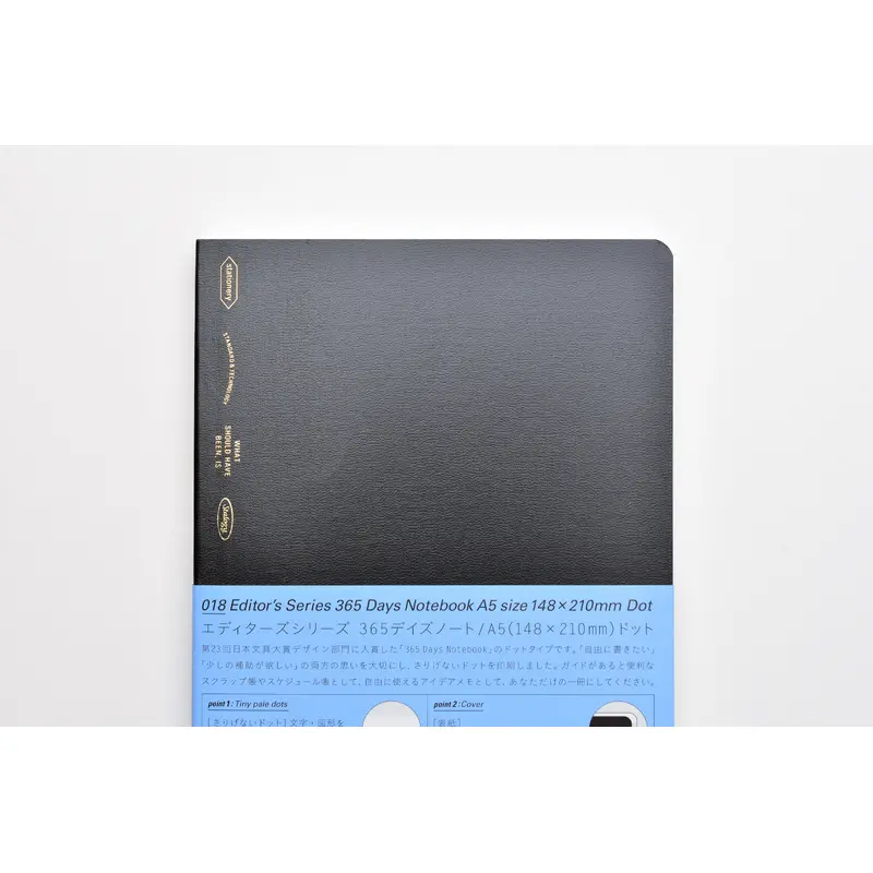 Stalogy Editor's Series 365Days Notebook - A5 - Dot Grid