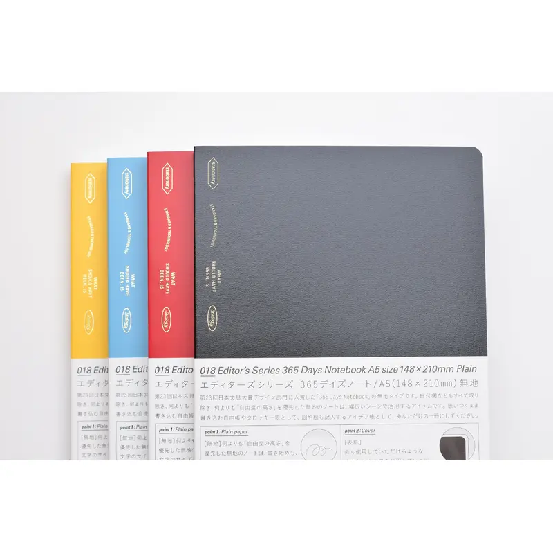 Stalogy Editor's Series 365Days Notebook - A5 - Plain