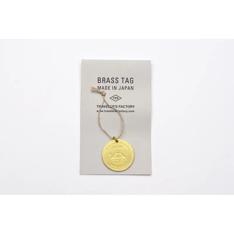 TRAVELER's Factory - Brass Tag - Limited Item