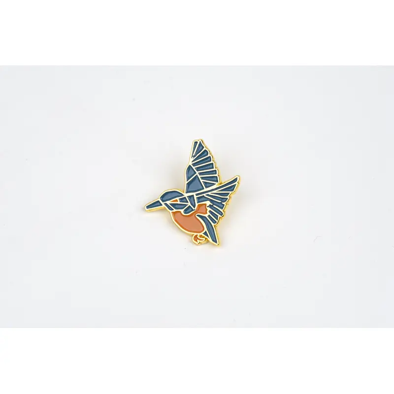 Esterbrook x BUNGUBOX Enamel Pin - Kachofugetsu Collection - Kingfisher - Limited Edition