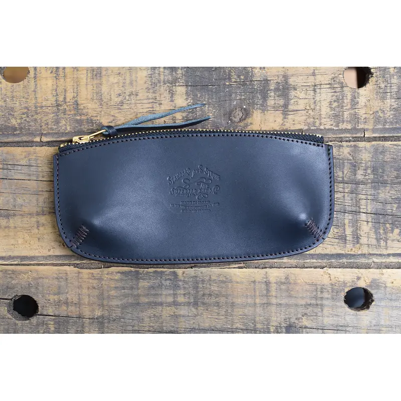 The Superior Labor Leather Pen Case - Black