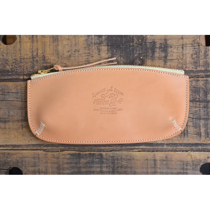 The Superior Labor Leather Pen Case - Natural