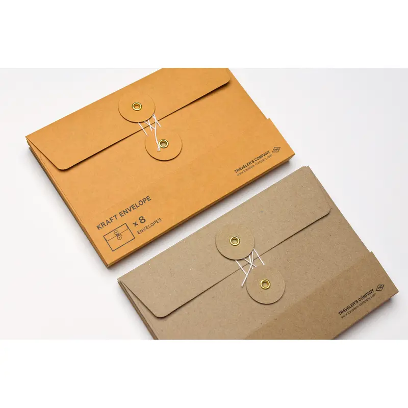 TRAVELER's Company - Kraft Envelope Medium - Set of 8