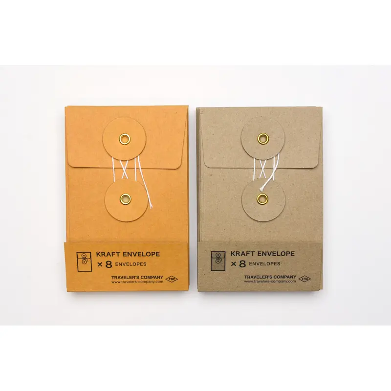 TRAVELER's Company - Kraft Envelope Small - Set of 8