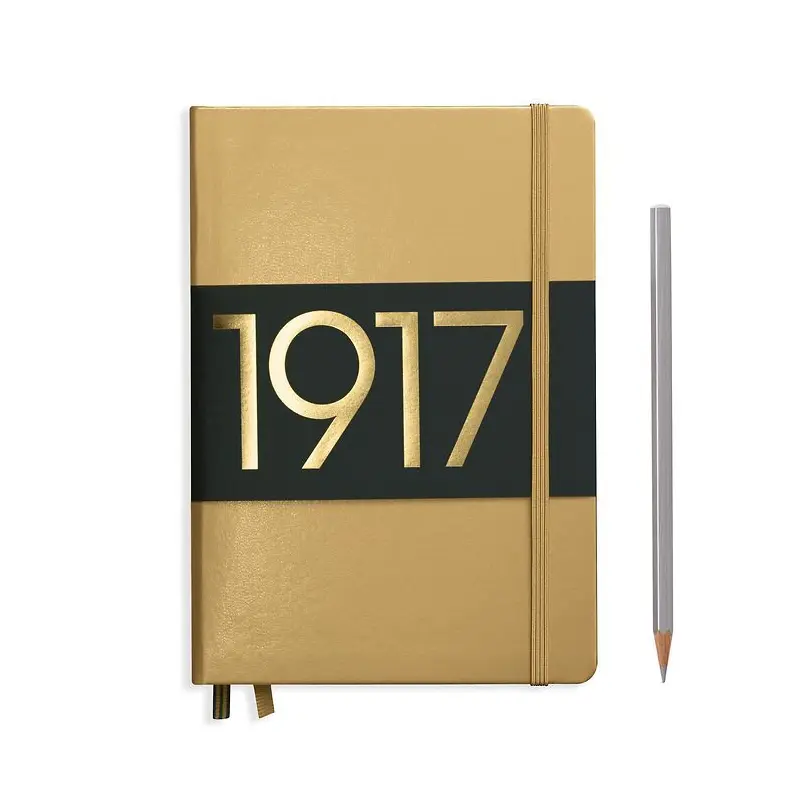 Leuchtturm1917 Hardcover Medium Notebook - Metallic Edition - A5 - Dot Grid (Discontinued)
