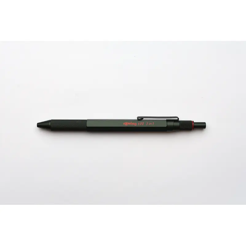 rOtring 600 3-in-1 Ballpoint Multi Pen - Camouflage Green