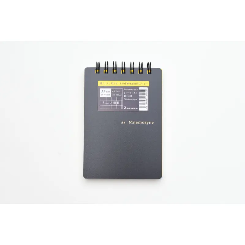 Mnemosyne Memo Notebook - A7 - Grid