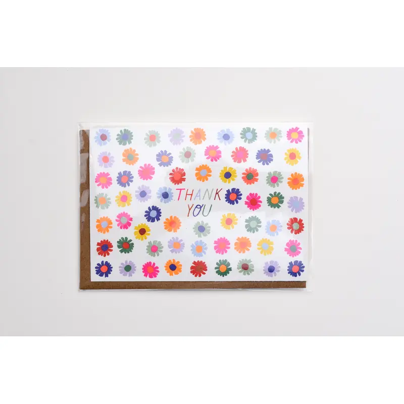 Thank You Daisy Neon Card