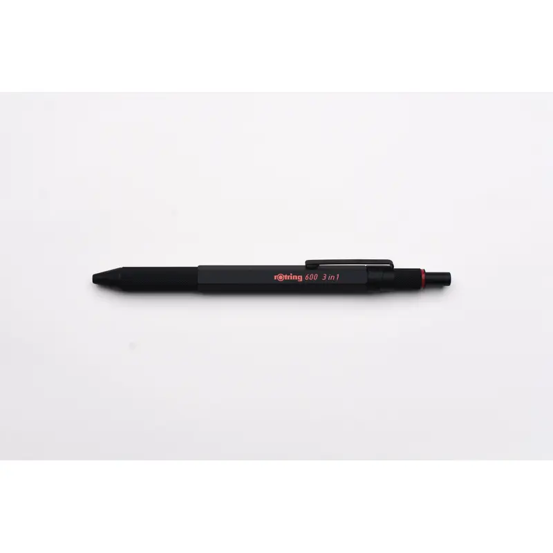 rOtring 600 3-in-1 Ballpoint Multi Pen - Black