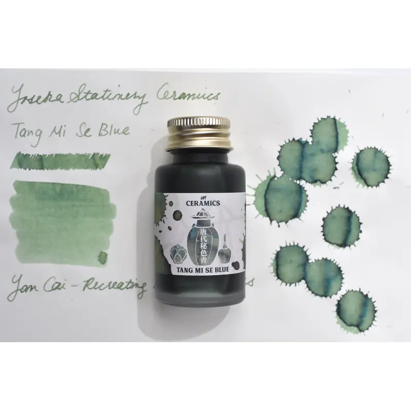 Yoseka Ceramics Ink Series - Tang Mi Se Blue