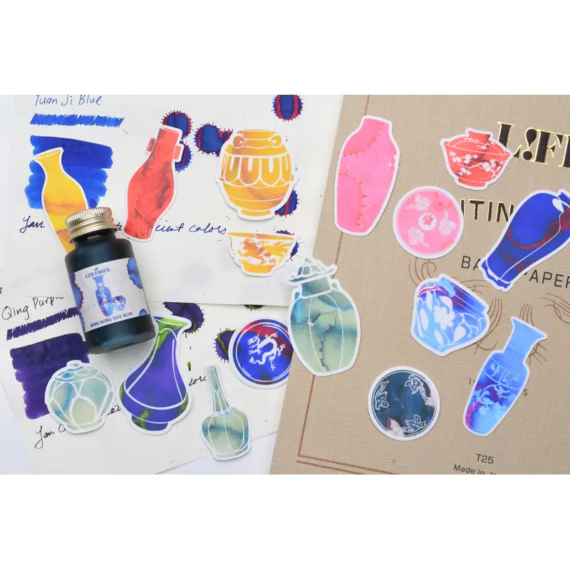 Yoseka Ceramics Ink Stickers