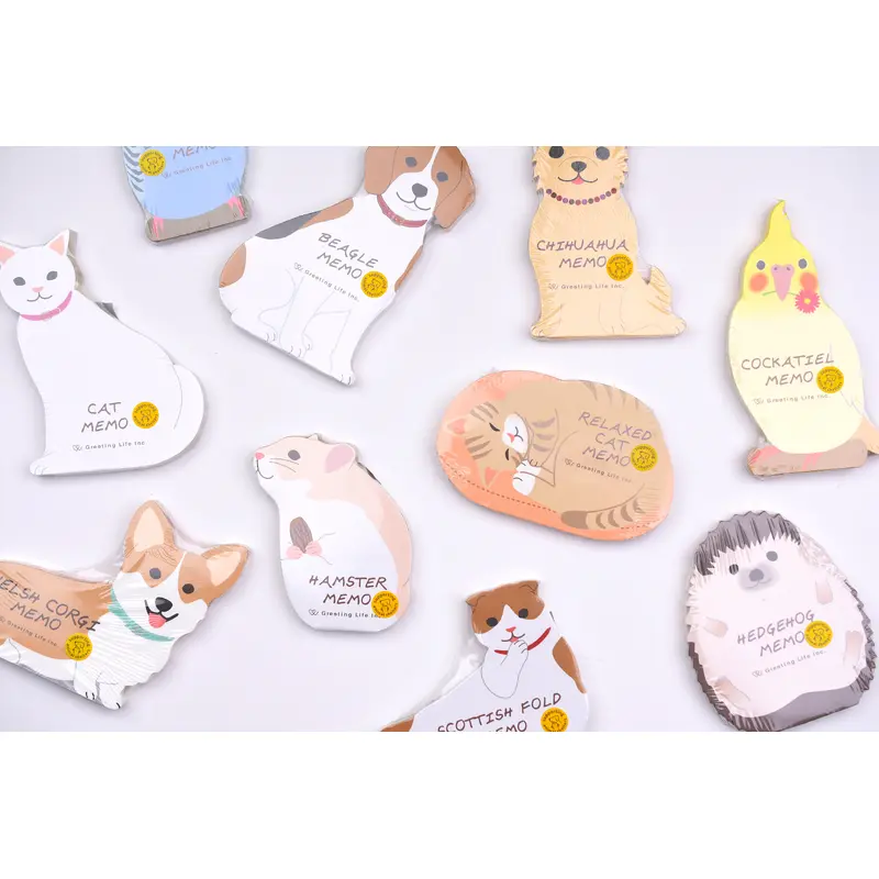 Greeting Life Animal Memo Pad