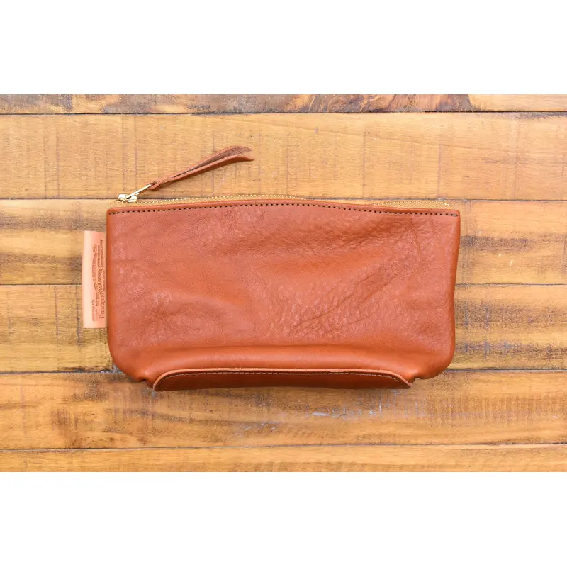 The Superior Labor Leather Pouch L - Light Brown