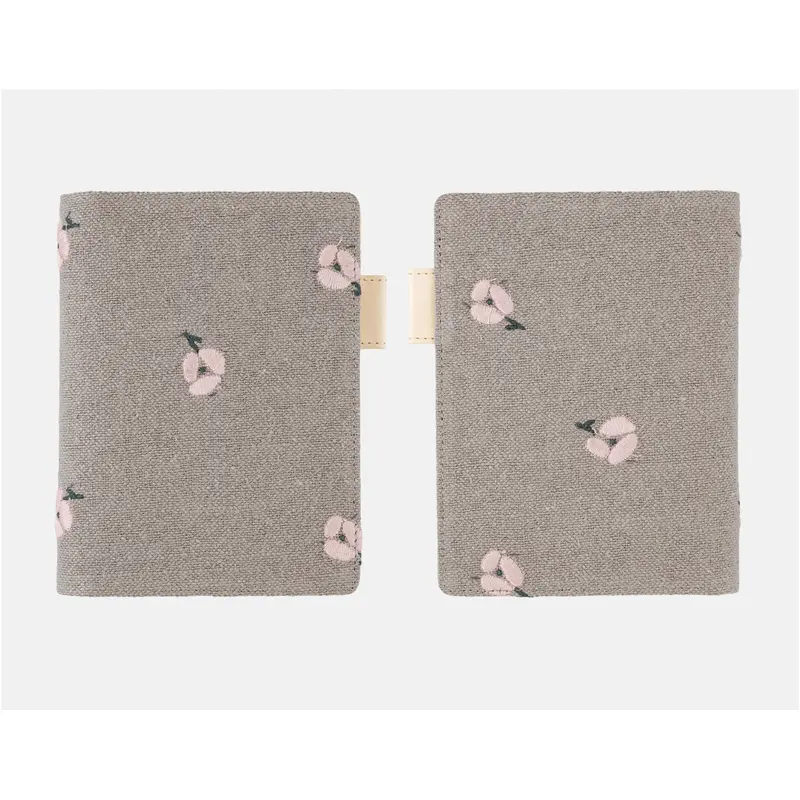 Hobonichi 5-Year Techo Cover - A6 - min perhonen: ohayo (Gray)