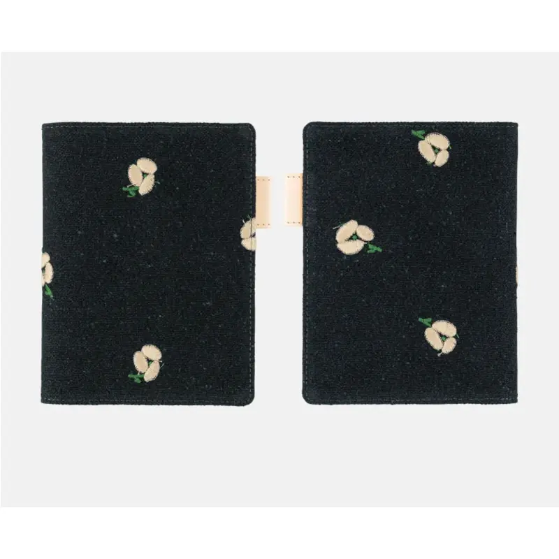 Hobonichi 5-Year Techo Cover - A6 - min perhonen: ohayo (Navy)